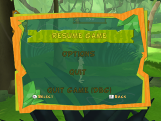 George of the Jungle Wii DEBUG-PAUSE.png