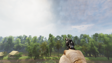 The Colt M1917 ingame.