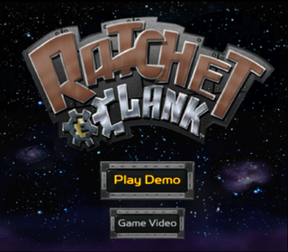 Ratchet1 E3Demo TitleMenu.png