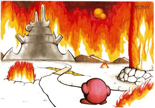 Kirby's Dream Land-Twinkle Popo Heat Palace Concept Art.jpg