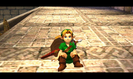 MM3D Unused Link Anim Standing Up.gif
