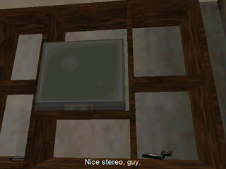 "Nice stereo, guy."