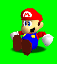 SM64 Used Mario Animation Sitting.gif