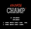 Karate Champ nes title jp.png
