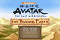 Avatar The Burning EarthGBA Title.png