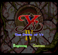 Ys IV TGCD Title.png