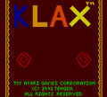 Klax Game Gear Title.png