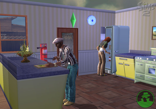 Sims2-Console Prerelease Kitchen.png