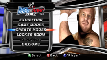 WWESVR2007Xbox360Menu.png