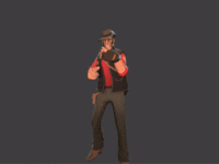 TF2 Sniper taunt saxaphone.gif