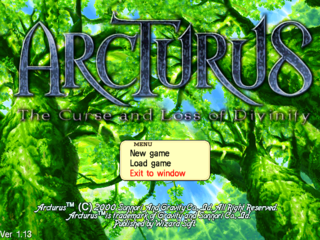 Arcturus - The Curse and Loss of Divinity English demo title.png