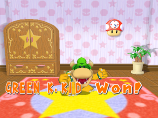 Green Koopa Kid playable.