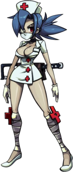 Skullgirls valentine red crosses.png