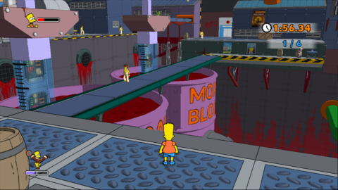 SimpsonsGamePS3-FIN CheatrixTimeTrialBridge.png