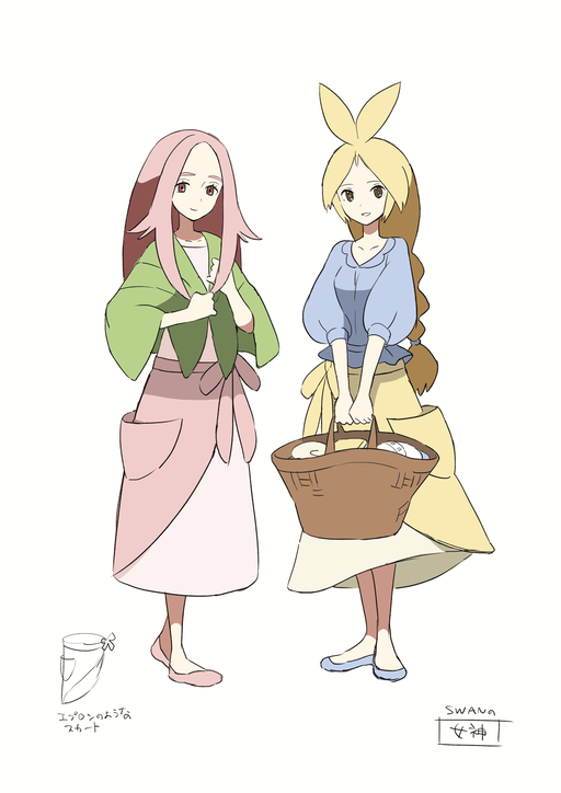 PokeBW2 ConceptArt Sisters.png