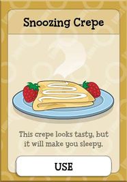 A crepe and a nap sounds good, actually.