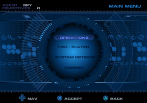 SpyHunter PS2 main menu.png