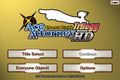 Phoenix Wright Ace Attorney Trilogy HD main menu.jpg