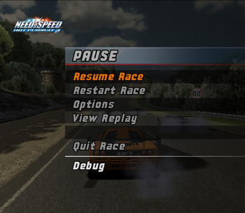 NFS HP2 PS2 Proto RaceGameMenu.png