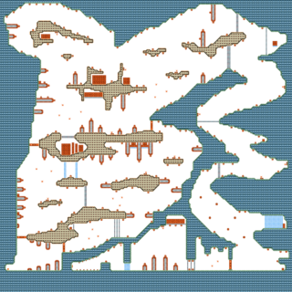 Map of the first unused stage. Note the use of placeholder tiles.