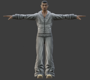 Kurohyou Tatsuya silver tracksuit.png