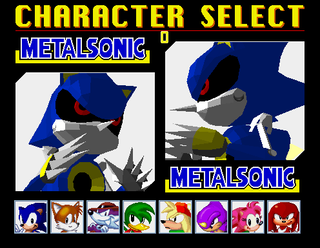 Metal Sonic character select