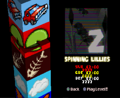 Frogger1997-july31psx-LevelSelect-SpinningLillies.png