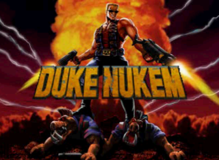 The Cover Art for the European version of Duke Nukem: Total Meltdown.